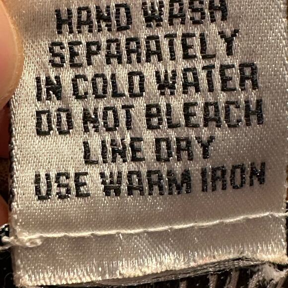 Millennium Brown Cotton Full Circle Brown Tropical Print and Sequin Skirt M/L - Picture 7 of 9